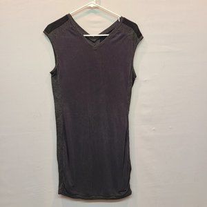 Blanc Noir Dress Womens Small Gray Mini